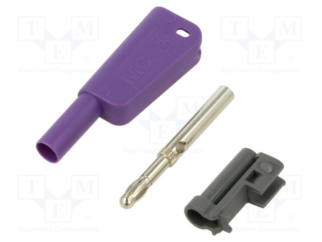 4mm banana; 32A; 1kV; insulated,with 4mm axial socket