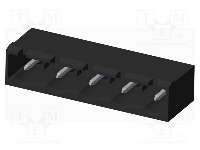 Connector: pluggable terminal block; socket; male; on PCBs