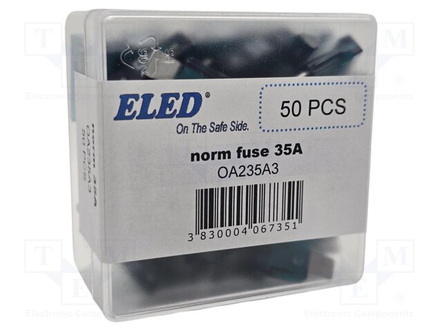 Fuse: fuse; 35A; 32VDC; automotive; 19.2mm