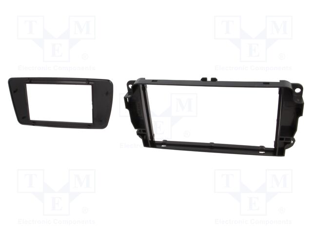 Radio mounting frame; Seat; 2 DIN; galway grey
