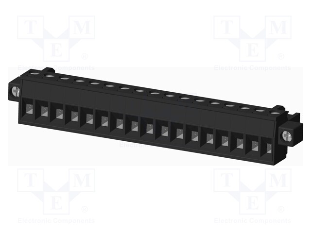 Connector: pluggable terminal block; plug; female; straight; 5mm