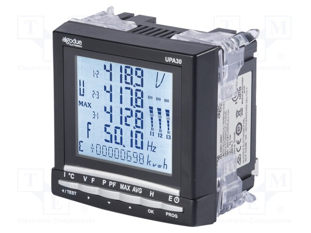 Analyzer; 96x96x60mm; Network: three-phase; 11kA; Class: 0,5