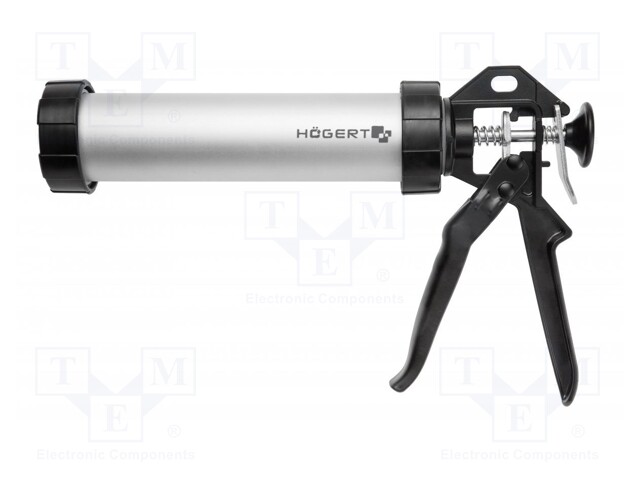 Caulking gun; 225mm; aluminium