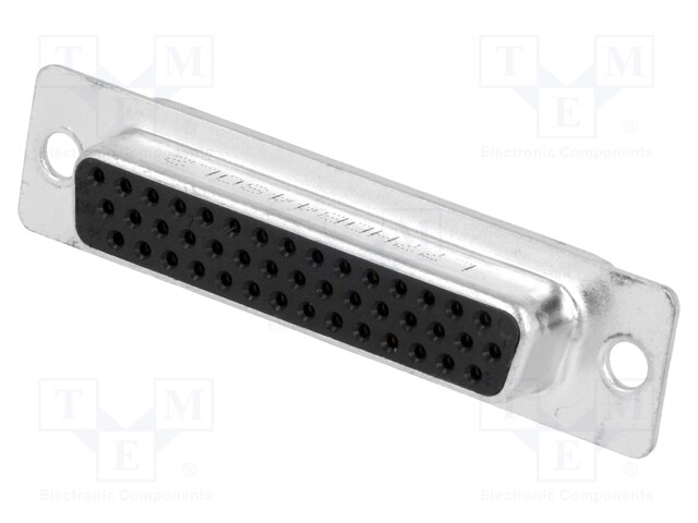 D-Sub HD; PIN: 44; socket; female; straight; THT