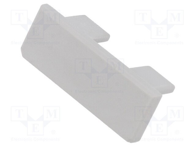 Cap for LED profiles; grey; GIZA