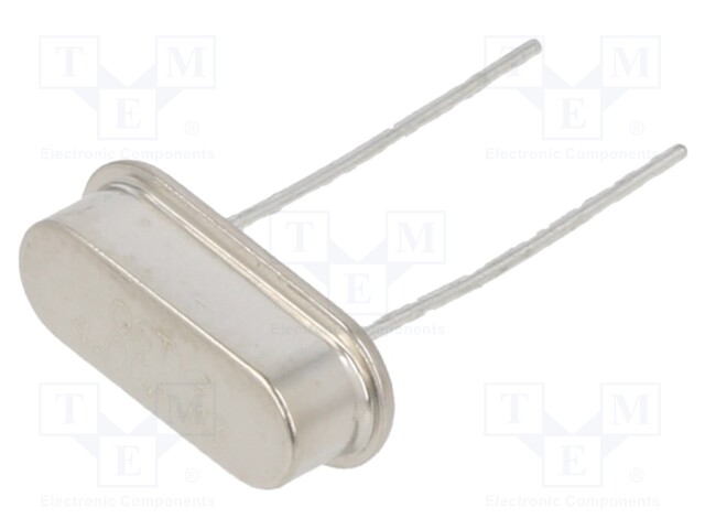 Resonator: quartz; 4MHz; ±30ppm; 20pF; THT; 11.5x5x3.68mm