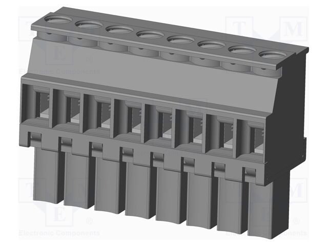 Connector: pluggable terminal block; plug; female; angled 90°