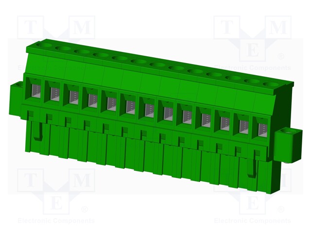 Connector: pluggable terminal block; plug; female; angled 90°