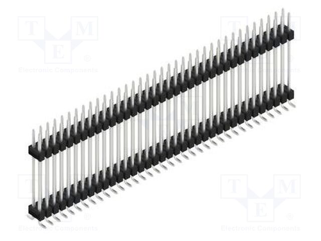 Connector: pin strips; pin header; male; PIN: 72; 2.54mm; SMT; 2x36