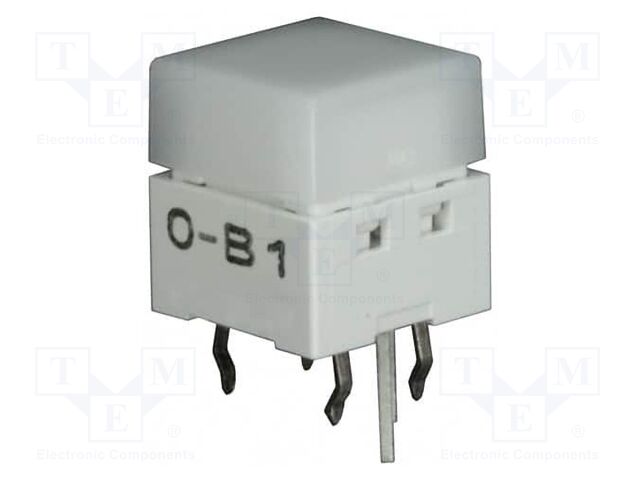 Keypad; SPST-NO; Pos: 2; 0.05A/24VDC; THT; LED; blue; 2.26N; 11mm