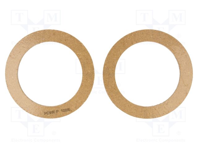 Spacer ring; MDF; 100mm; impregnated,varnished; 2pcs.