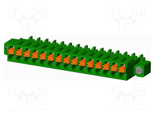 Connector: pluggable terminal block; plug; female; straight; 5.5A