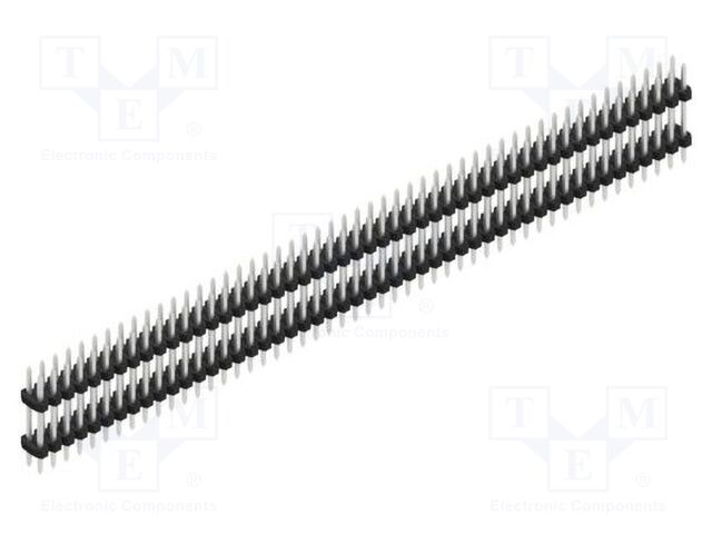 Connector: pin strips; pin header; male; PIN: 100; 2mm; THT; 2x50