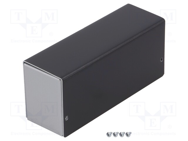 Enclosure: with panel; X: 53.5mm; Y: 160mm; Z: 69mm; aluminium