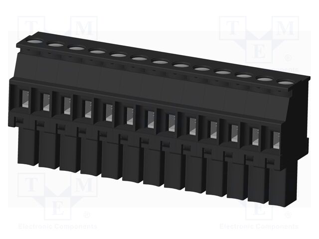 Connector: pluggable terminal block; plug; female; angled 90°