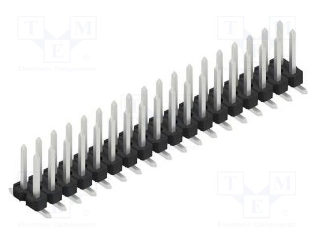 Connector: pin strips; pin header; male; PIN: 36; 2.54mm; SMT; 2x18