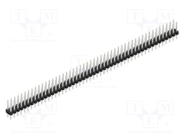 Connector: pin strips; pin header; male; PIN: 98; 2mm; THT; 2x49