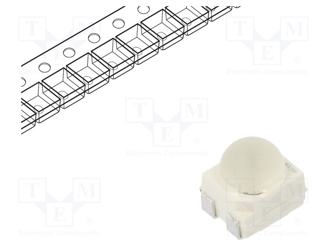 LED; SMD; yellow; 5600÷14000mcd; 3.4x3x3.5mm; 60°; 2.05÷2.65V; 50mA