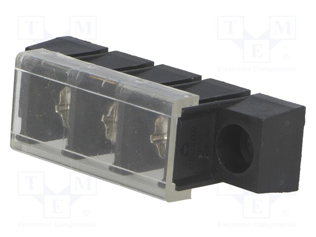 PCB terminal block; straight; 10mm; ways: 3; THT,screw terminal