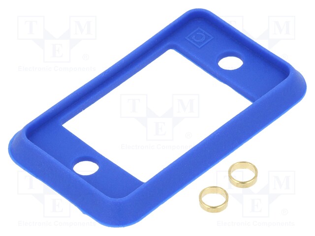 Socket gasket; SLIM; Colour: blue; 29mm; Gasket: silicone