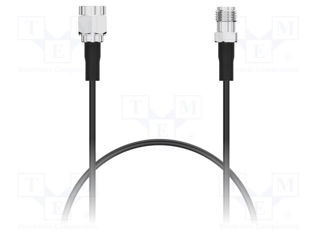 Cable; 0.304m; SMA male,SMA female; black; straight; -40÷105°C