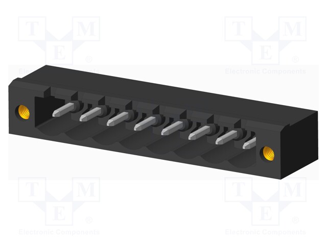 Connector: pluggable terminal block; socket; male; on PCBs