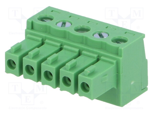 Pluggable terminal block; 3.81mm; ways: 5; straight; plug; female