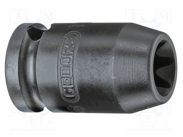 Socket; socket spanner,Torx®; E7; 3/8"; 32mm; steel