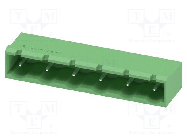 PCB headers, nominal cross section: 2.5 mm?, color: green, n