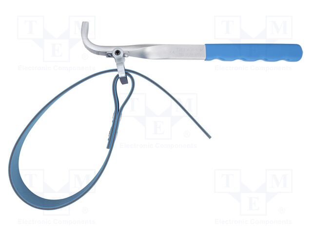 Wrench; strip; Chrom-vanadium steel; L: 220mm; Plating: chromium