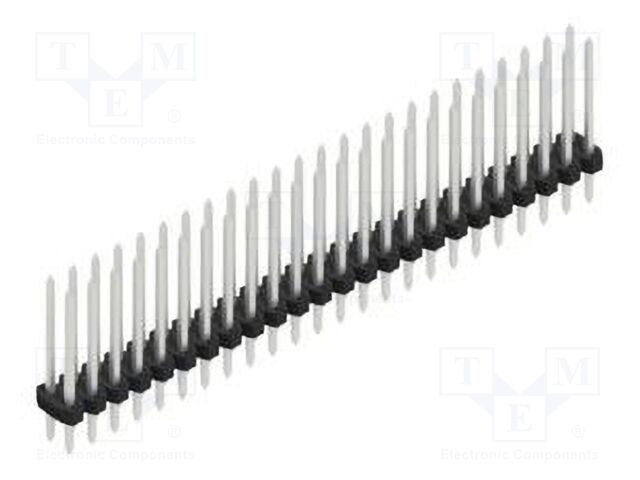 Connector: pin strips; pin header; male; PIN: 48; 2mm; THT; 2x24