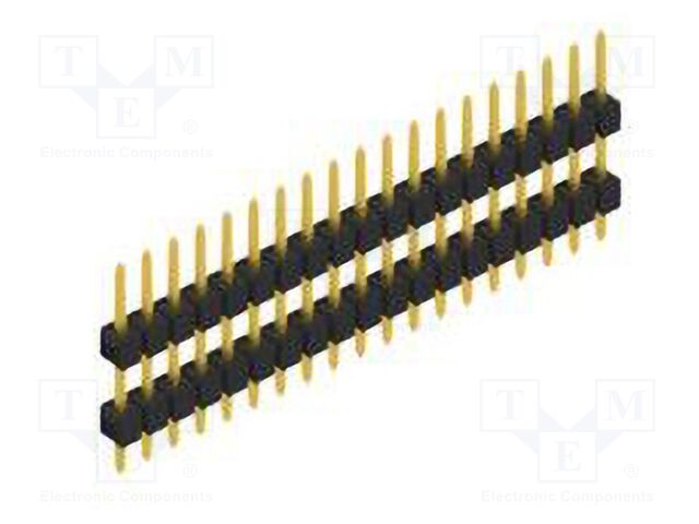 Connector: pin strips; pin header; male; PIN: 19; 2.54mm; THT; 1x19