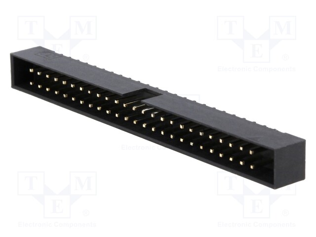 Socket; IDC; male; PIN: 50; straight; THT; gold flash; 2mm