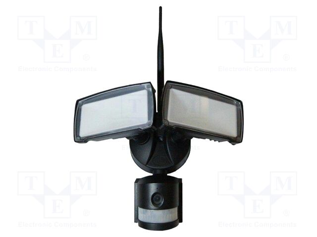 Lamp: LED flood light; 18W; 230VAC; white cold; 180°; 6000K; 20000h