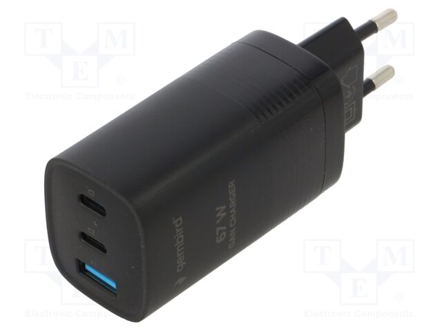 Power supply: switching; mains,plug-in; 5VDC,; 3.25A; 65W; black