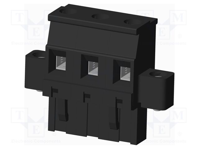 Connector: pluggable terminal block; plug; female; angled 90°