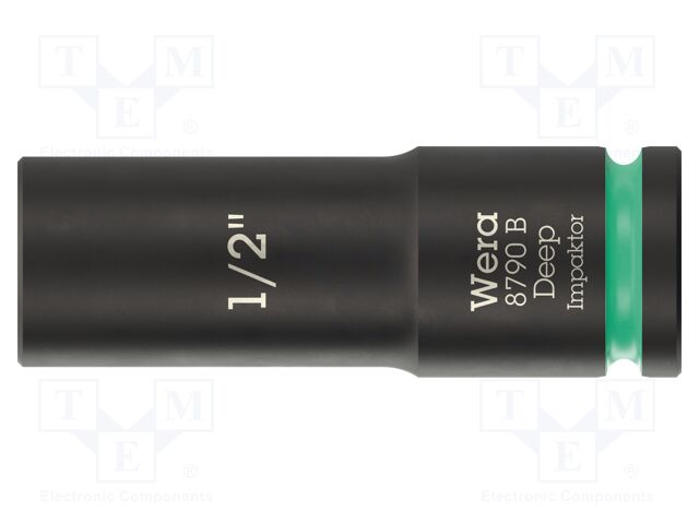 Socket; 6-angles,inch,socket spanner,impact; HEX 1/2"; 3/8"