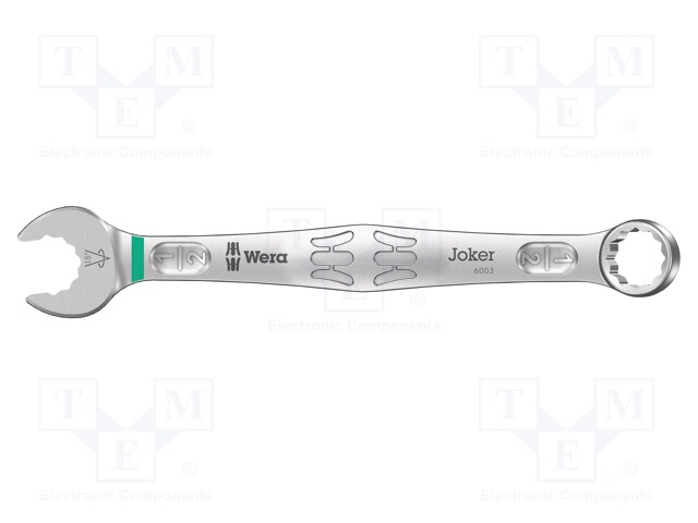 Wrench; inch,combination spanner; steel; Series: Joker 6003; 1/2"