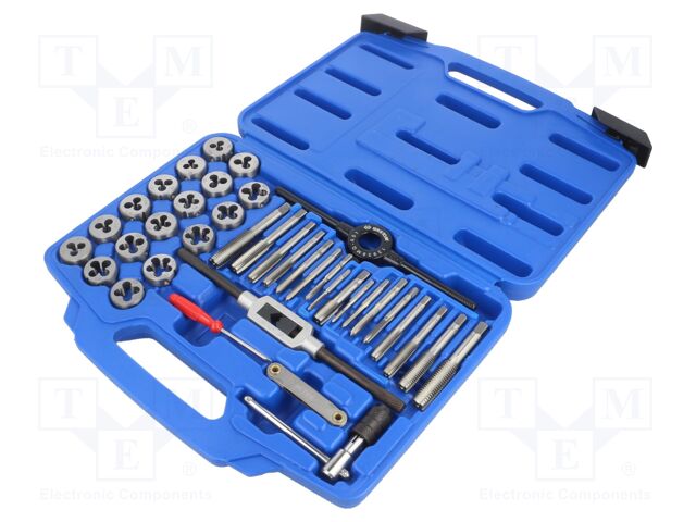 Kit: taps; Pcs: 39; Thread: M3÷M12