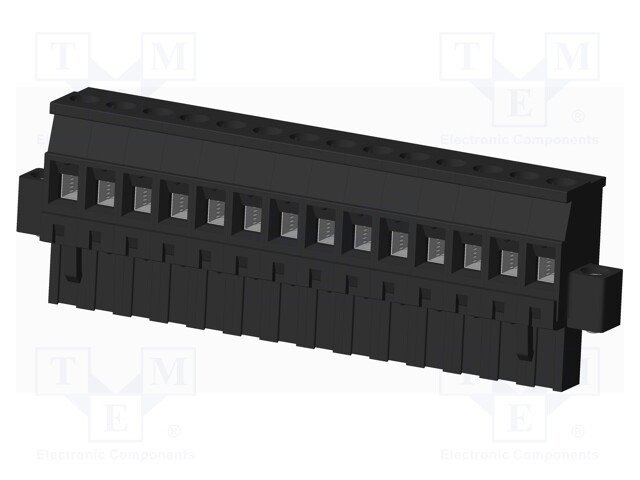 Connector: pluggable terminal block; plug; female; angled 90°