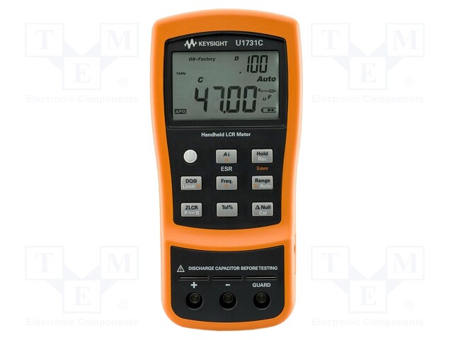 LCR meter; LCD (20000); 2/20/200/2k/20k/200k/2M/20M/200MΩ; 337g