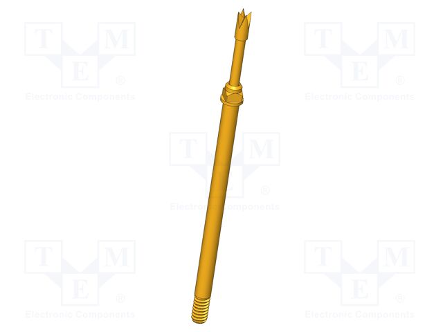 Test needle; Operational spring compression: 4mm; 5A; Ø: 1.3mm