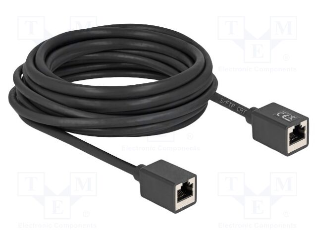 Extender Ethernet; S/FTP; Cat: 6a; RJ45 socket,both sides; 7.5m