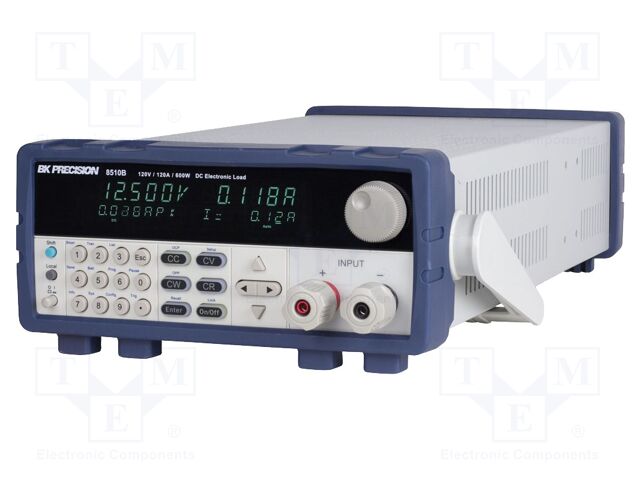 Device: programmable electronic load DC; 120V; 120A; 600W; 7.2kg