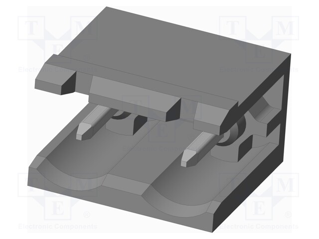 Connector: pluggable terminal block; socket; male; on PCBs