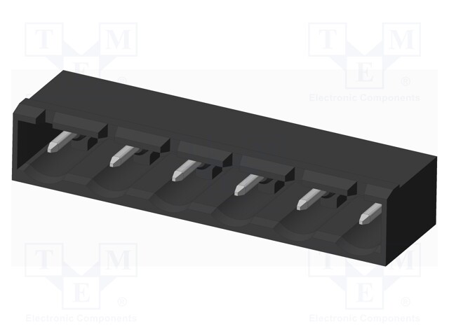 Connector: pluggable terminal block; socket; male; on PCBs