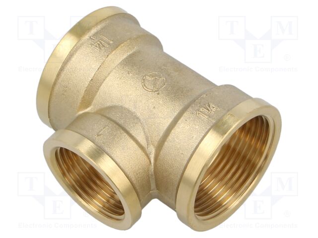Reductive,female-female-female; brass CW617N; BR