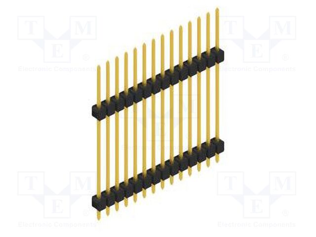 Connector: pin strips; pin header; male; PIN: 14; 2.54mm; THT; 1x14