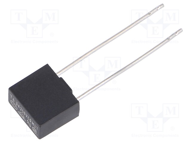 Fuse: fuse; 6.3A; 250VAC; 8,35x4,3x7,7mm; MST