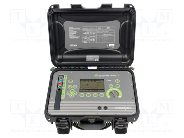 Meter: grounding resistance; IP54; 4kg; Interface: USB; 25V,50V